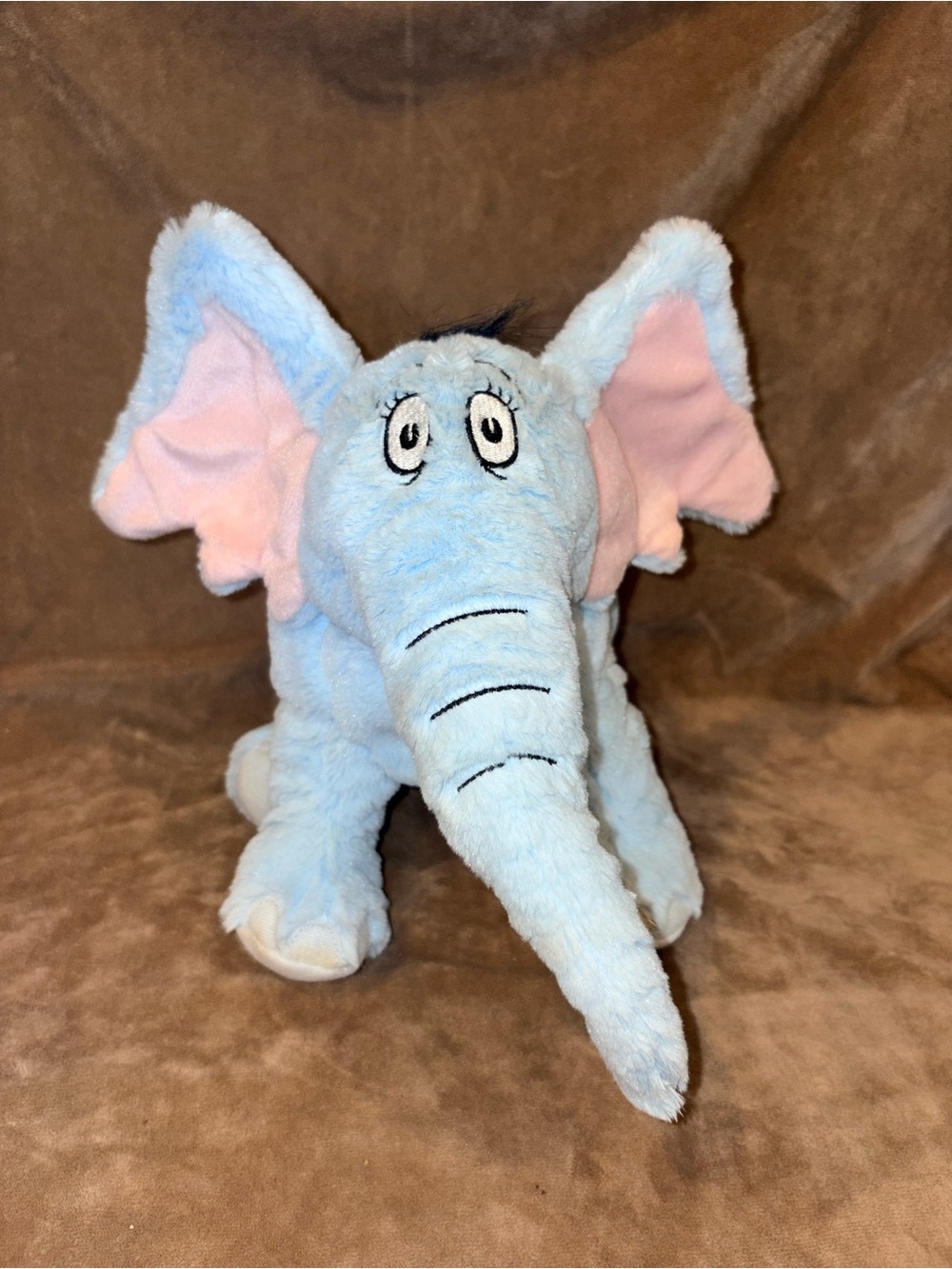 Dr Seuss Horton Hears A Who Plush Blue Elephant Kohl's Cares 2013 Stuffed Animal